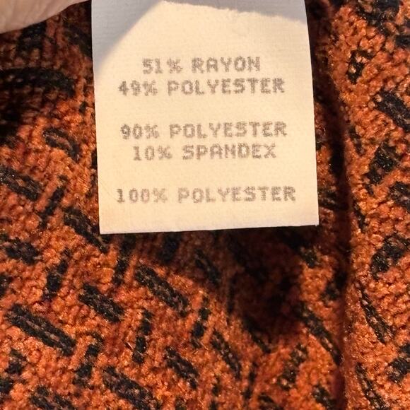 Vintage K.D. Spring Textured One Button Blazer Jacket - size Small - Picture 4 of 7